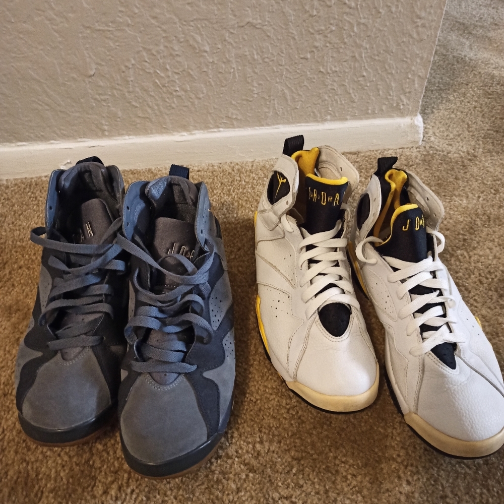 Jordan 7 GG and jordan 7 varsity maize